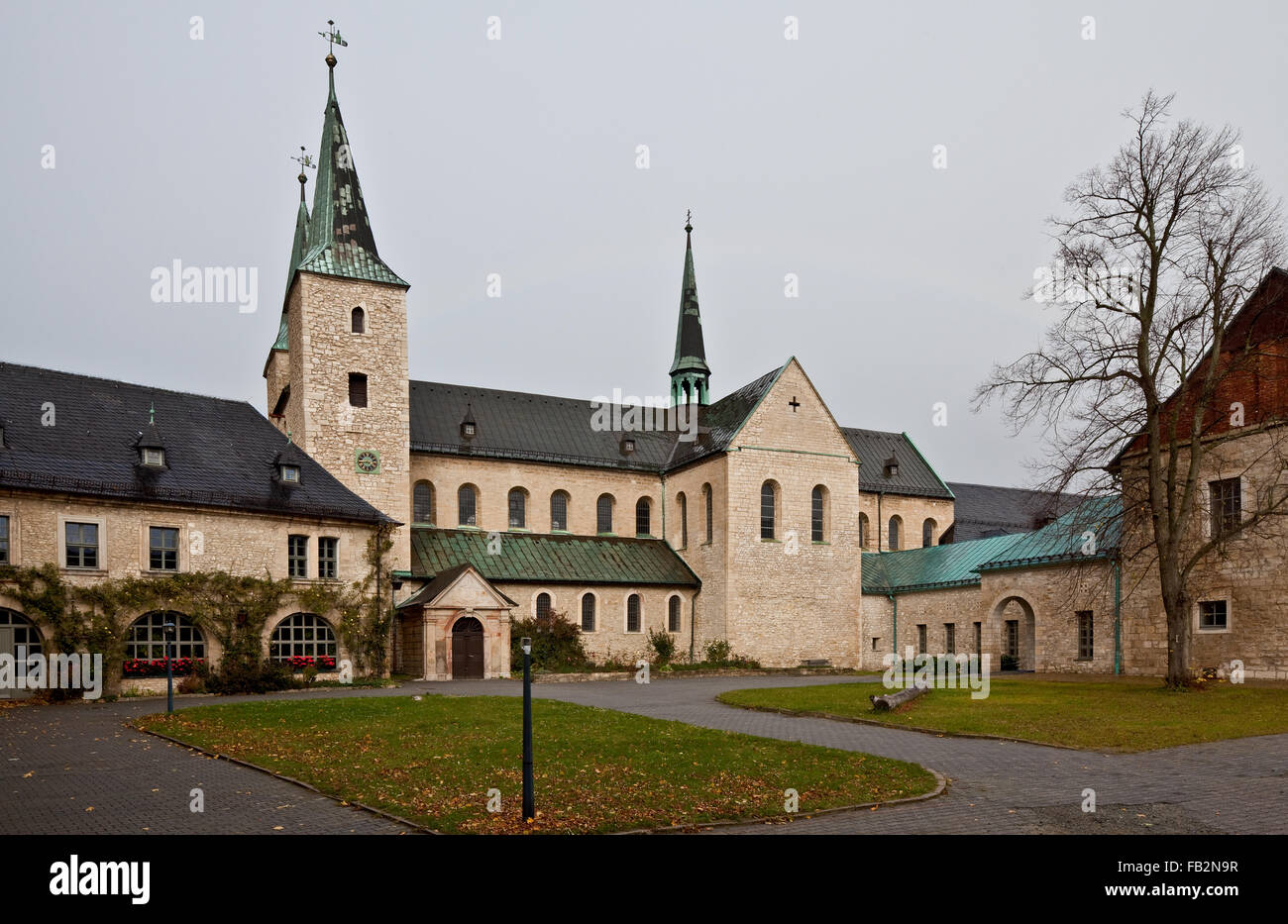 Huysburg bei Halberstadt, Kloster Banque D'Images