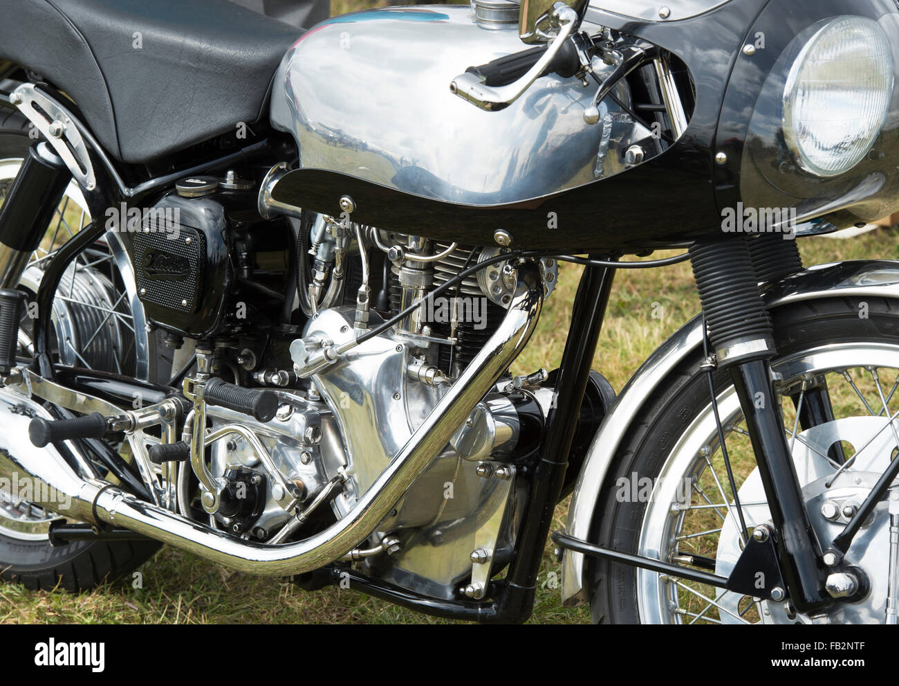 Vintage Velocette Venom Thruxton moto. Classic british bike Banque D'Images