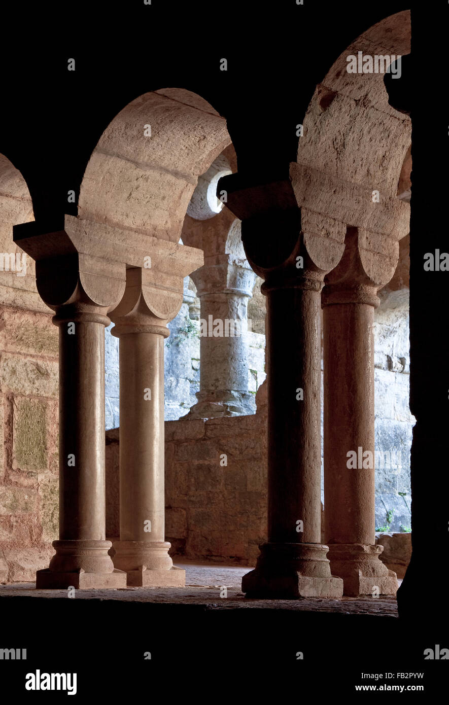 Le Thoronet, Abbaye du Thoronet Zisterzienserkloster Banque D'Images