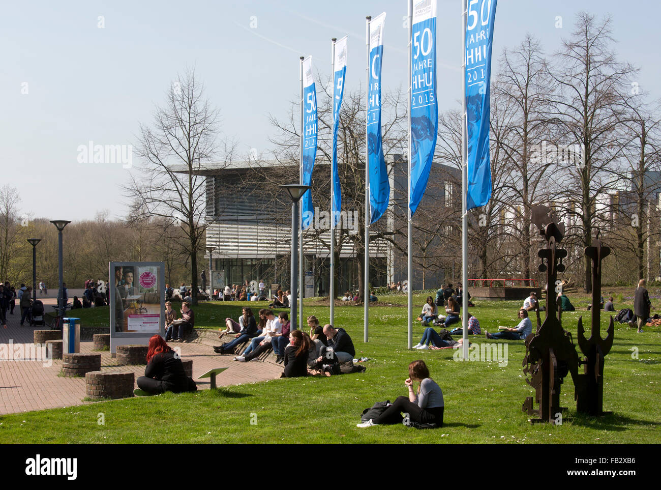 Heinrich-Heine-Universität Düsseldorf, Banque D'Images