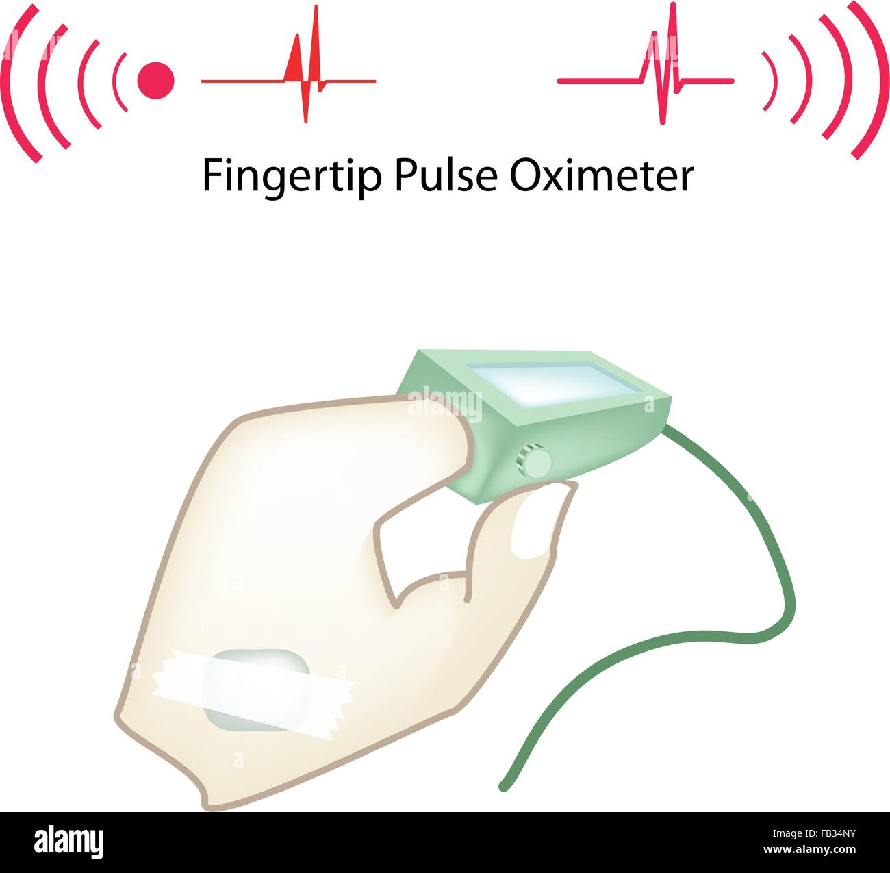 Oxygen saturation Banque d'images vectorielles Alamy