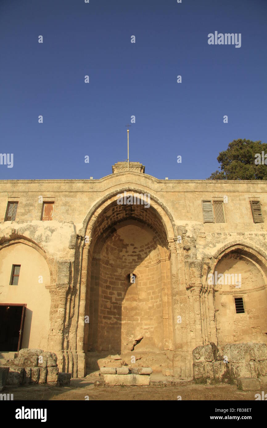 Israël, Basse Galilée, l'église de Saint Anne, à Zippori Banque D'Images