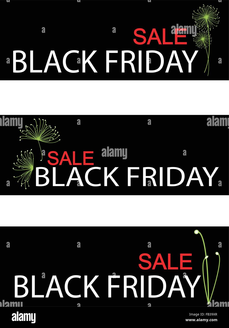 Illustration de Cyperus papyrus ou cypéracées Plantes sur le Black Friday Shopping bannière pour commencer la saison d'achats de Noël. Illustration de Vecteur