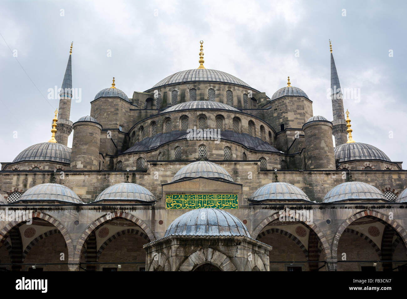 Mosquée bleue Sultan Ahmet / Istanbul Banque D'Images