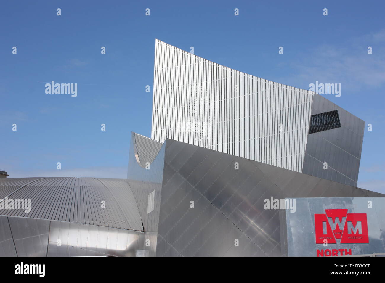 Le Musée impérial de la guerre du Nord à Salford Quays à Greater Manchester Banque D'Images