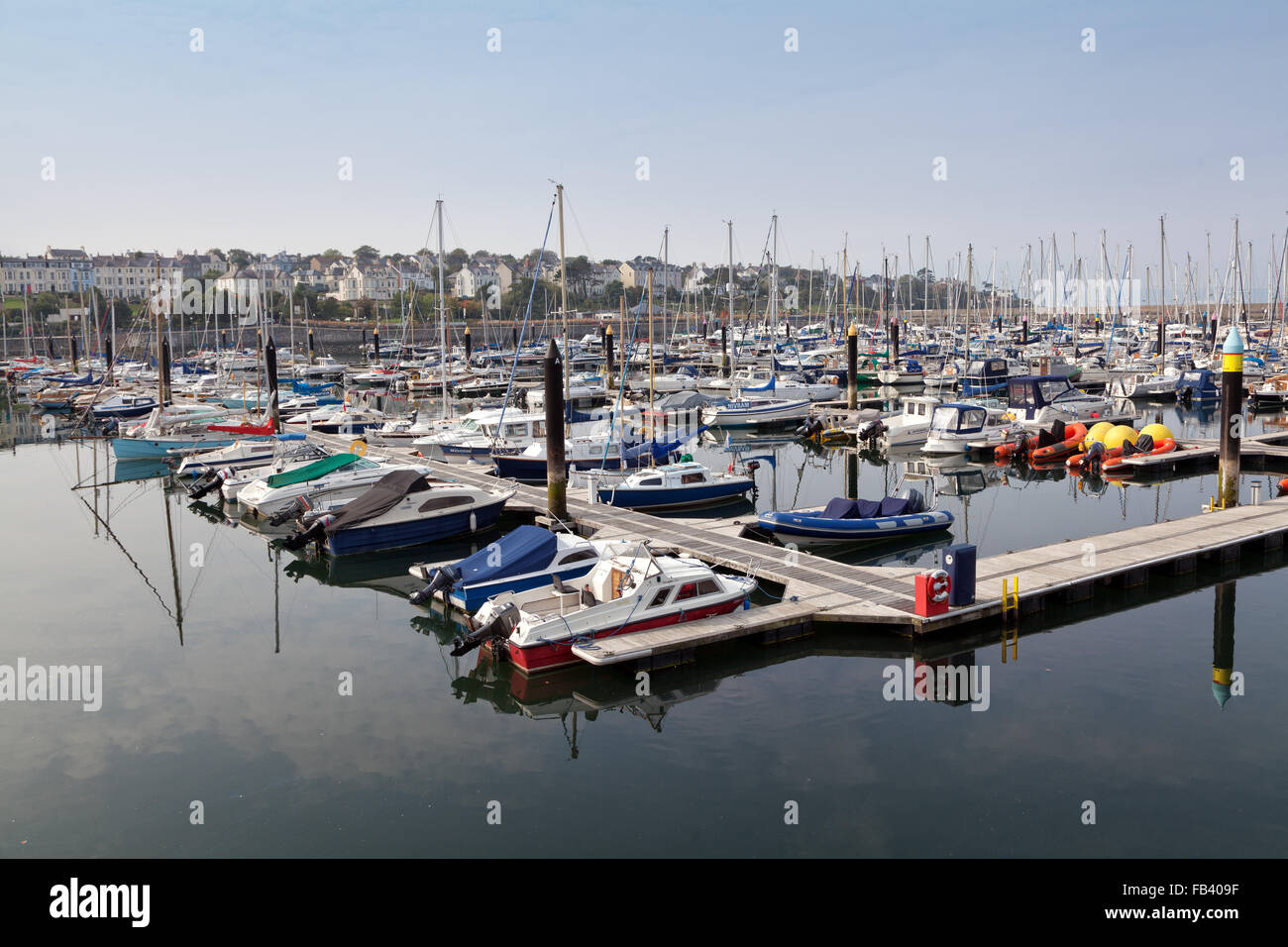 Port de plaisance de Bangor, Irlande du Nord Banque D'Images