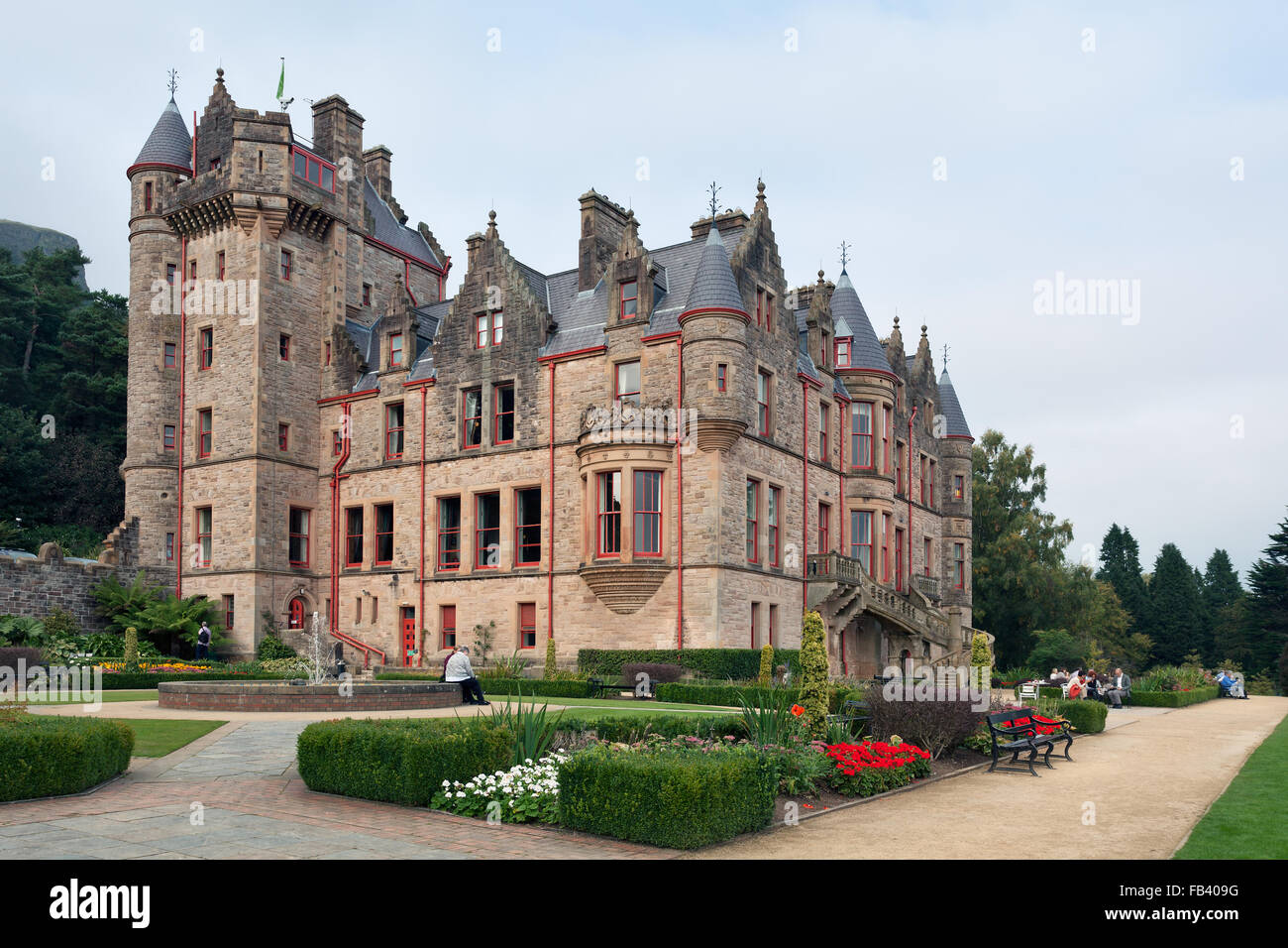 Château de Belfast, Irlande du Nord Banque D'Images