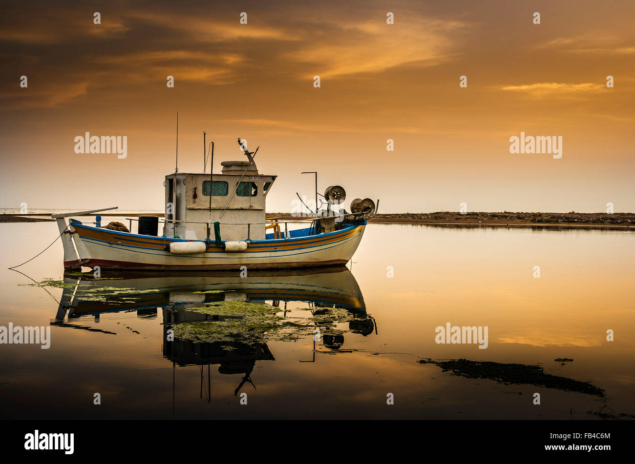 Attendre le Pêcheur Banque D'Images