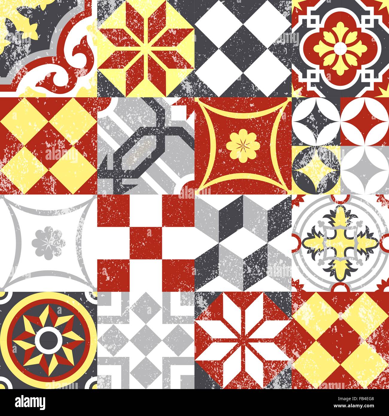 Vintage patchwork de fond transparente tuiles traditionnel, décoration oriental classique Dessins mosaïque. Vecteur EPS10. Illustration de Vecteur