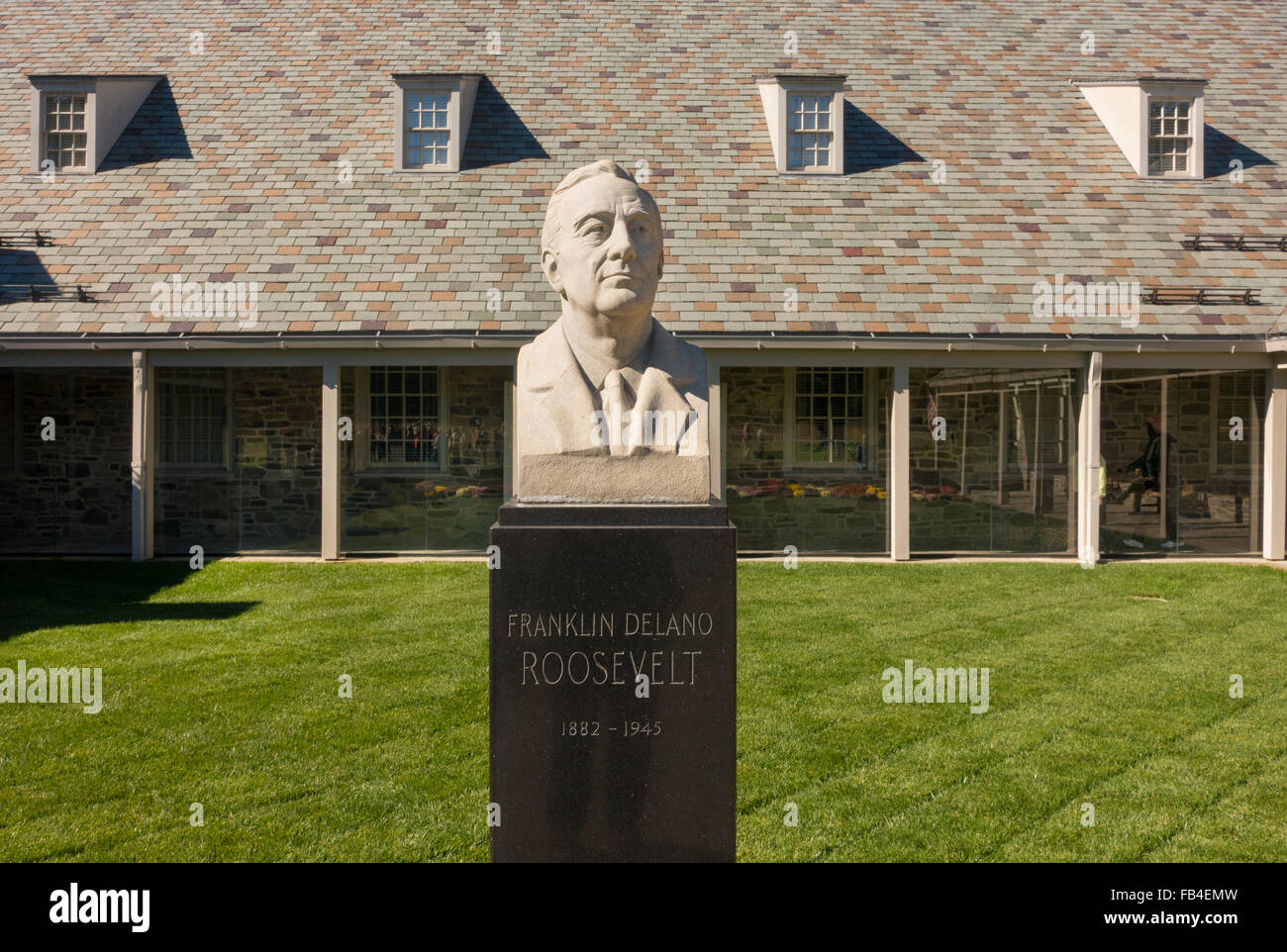 Franklin D. Roosevelt presidential library and museum Banque D'Images