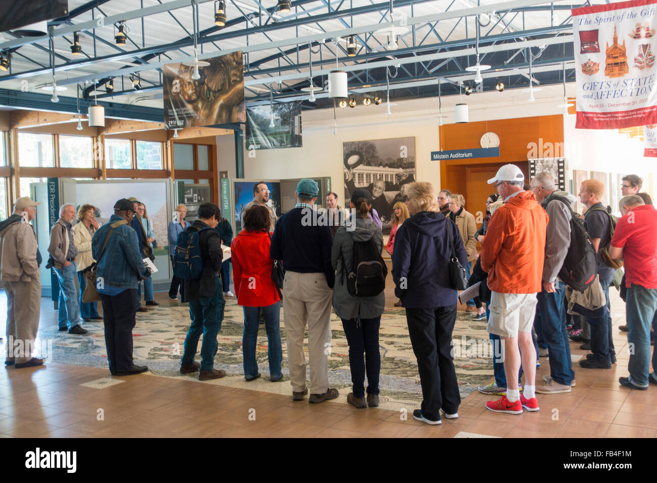 Franklin D. Roosevelt presidential library and museum Banque D'Images