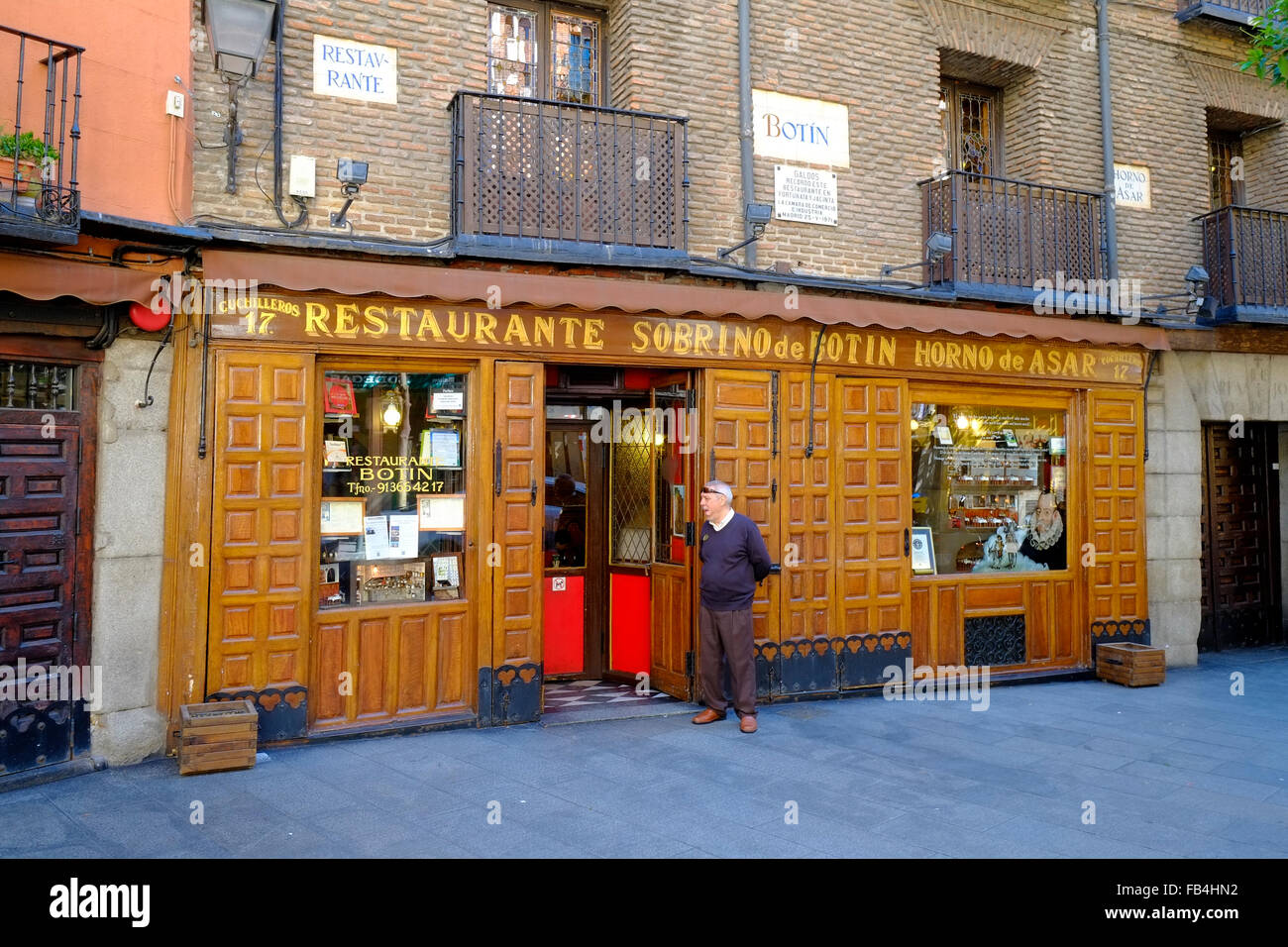 Restaurant Botin Madrid Espagne ES Porc rôti Banque D'Images