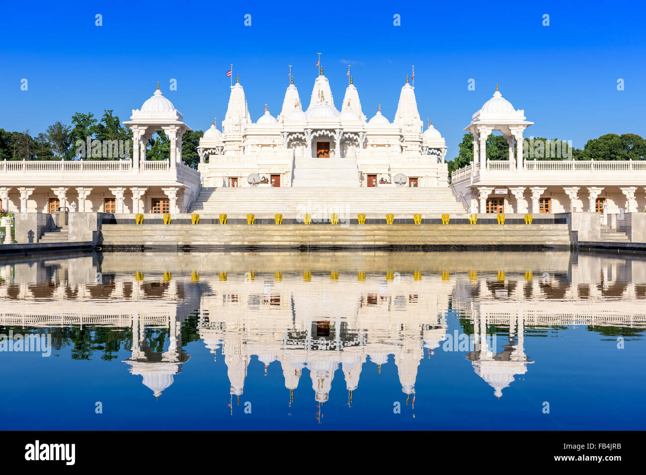 Temple Hindou à Atlanta, Géorgie. Banque D'Images