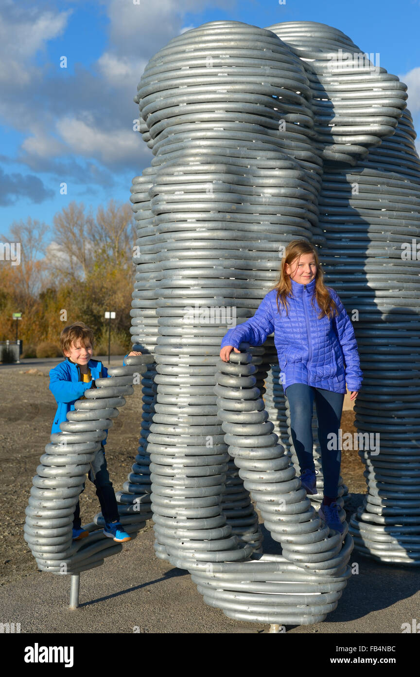 Lupe le mammouth colombien, San Jose CA Banque D'Images