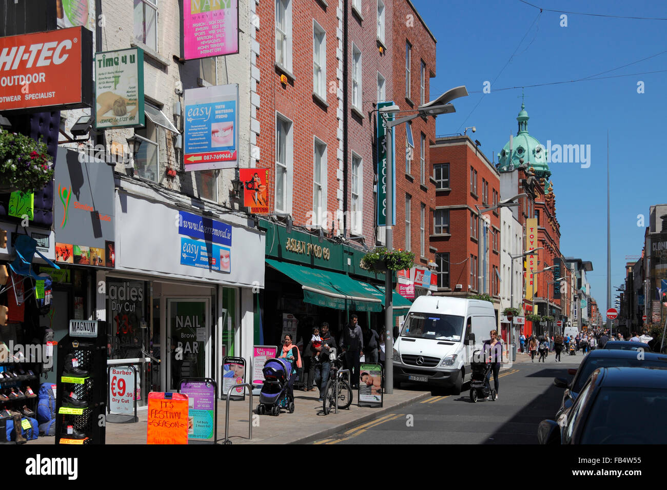 Henry Street. Ville de Dublin, en République d'Irlande Banque D'Images