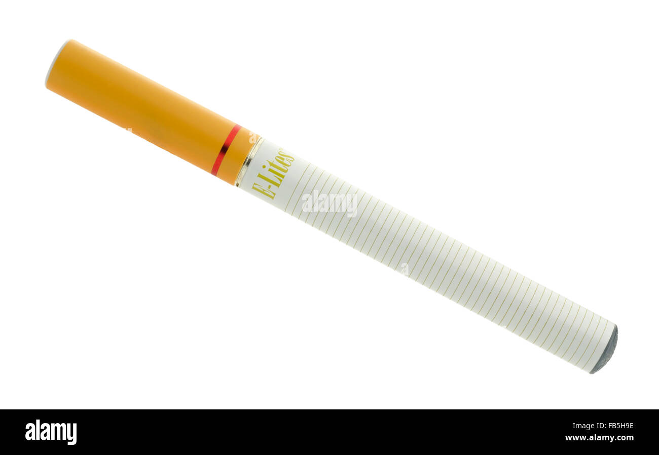 E- Lites , Cigarette électronique ou e-cigarette Banque D'Images