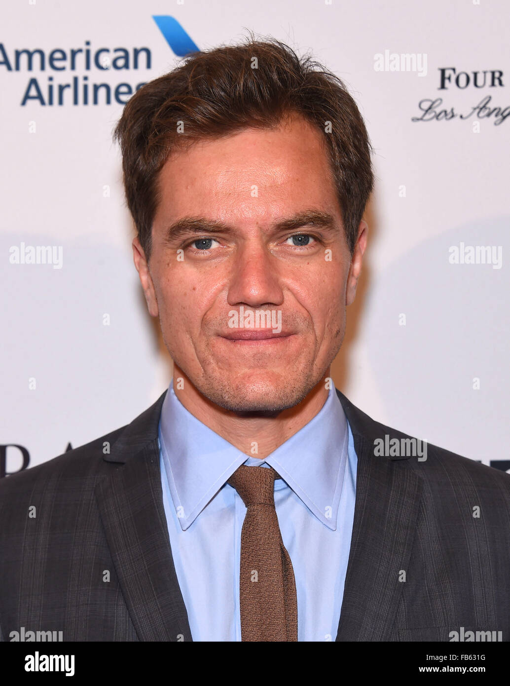 Los Angeles, Californie, USA. Jan 9, 2016. Michael Shannon arrive pour le BAFTA Tea Party 2016 à l'hôtel quatre saison. © Lisa O'Connor/ZUMA/Alamy Fil Live News Banque D'Images