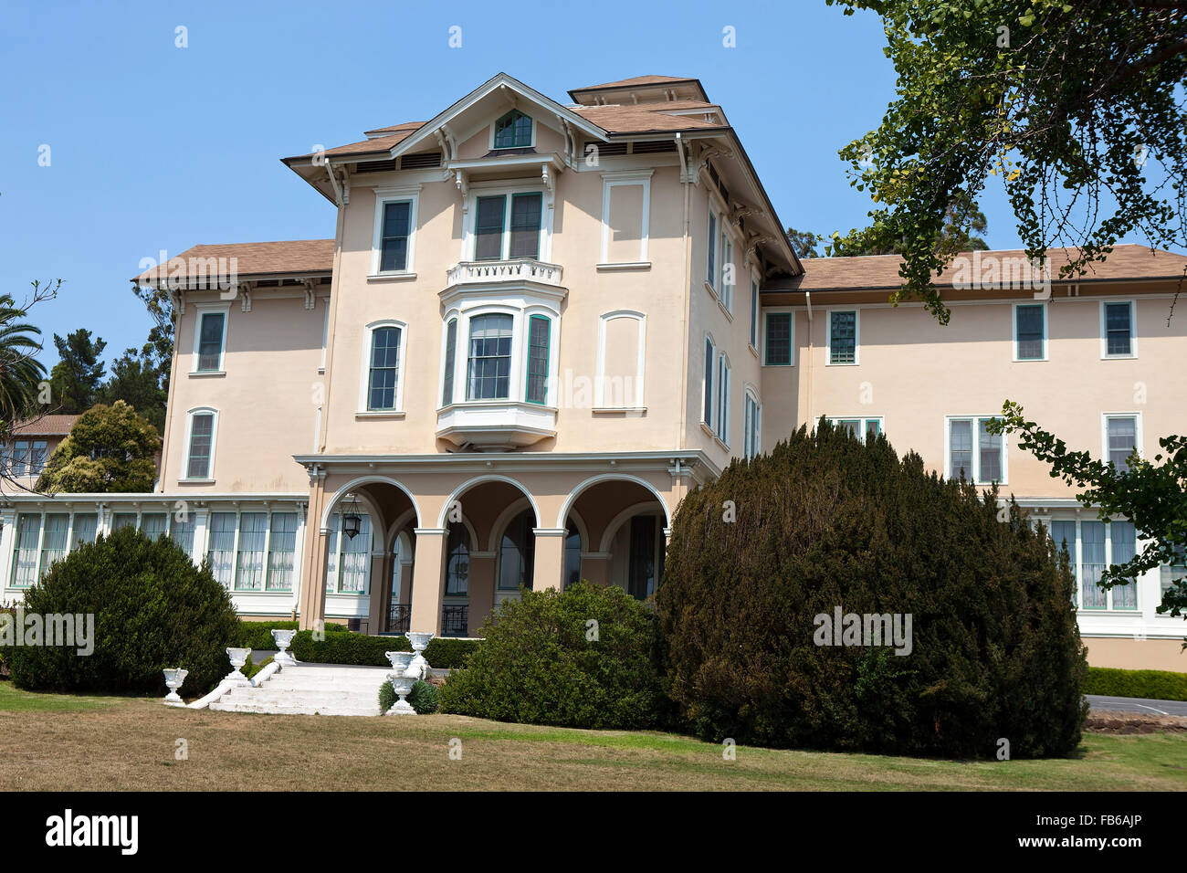 Ralston Hall, Belmont, Californie, États-Unis d'Amérique Banque D'Images