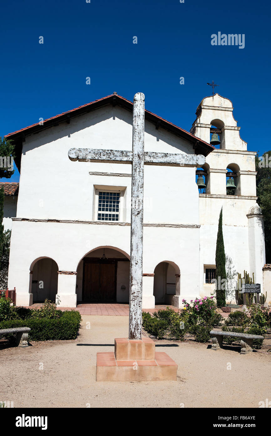 La mission de San Juan Bautista, San Juan Bautista, California, United States of America Banque D'Images