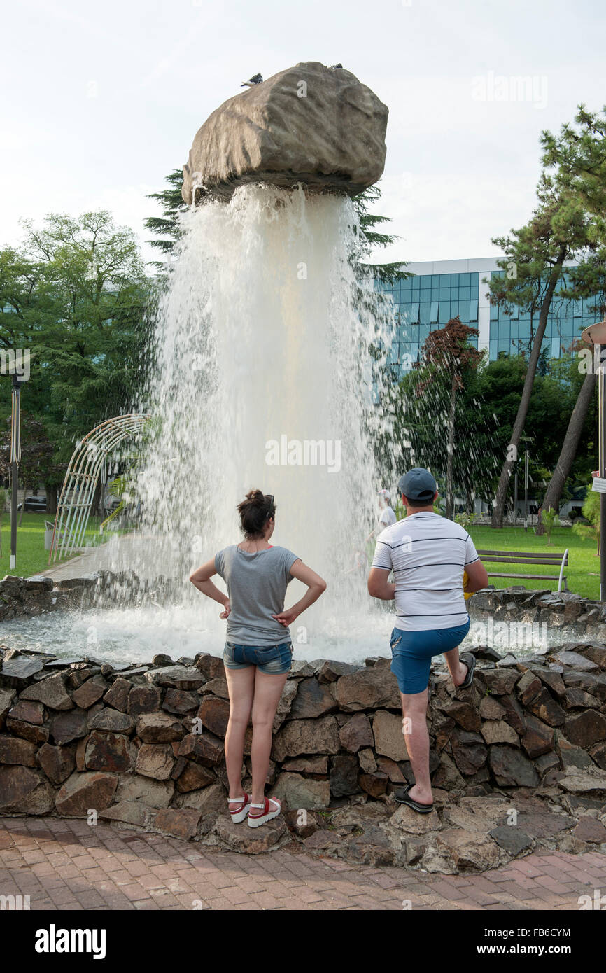 Georgien, Batumi, Zürich im Park des 6. Mai am Nuri-Geli-voir Banque D'Images