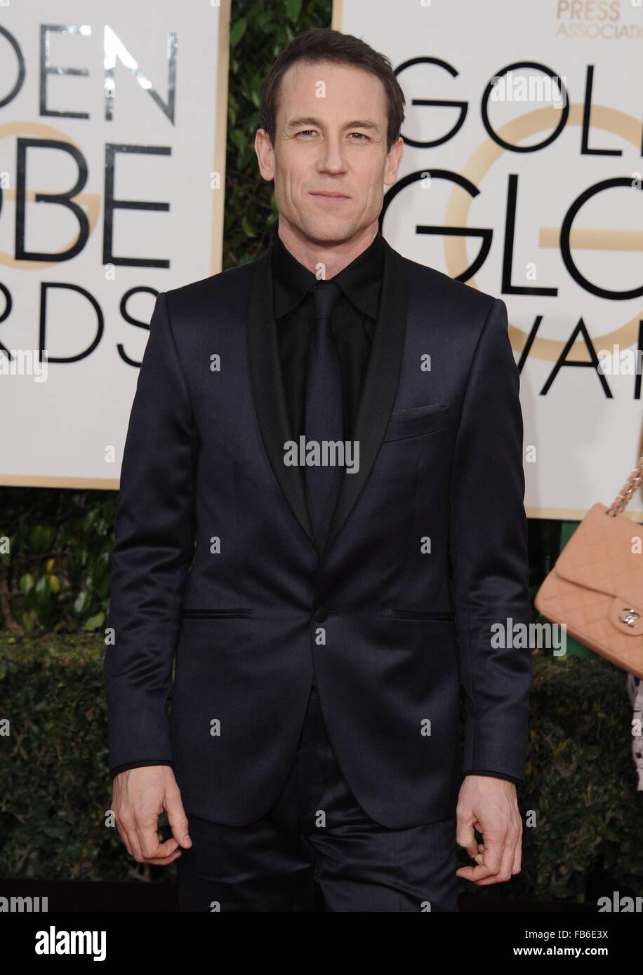 Los Angeles, CA. 10 janvier, 2016. Tobias Menzies aux arrivées pour la 73e assemblée annuelle Golden Globe Awards 2015 - 2 des arrivées, le Beverly Hilton Hotel, Los Angeles, CA, 10 janvier 2016. Credit : Dee Cercone/Everett Collection/Alamy Live News Banque D'Images