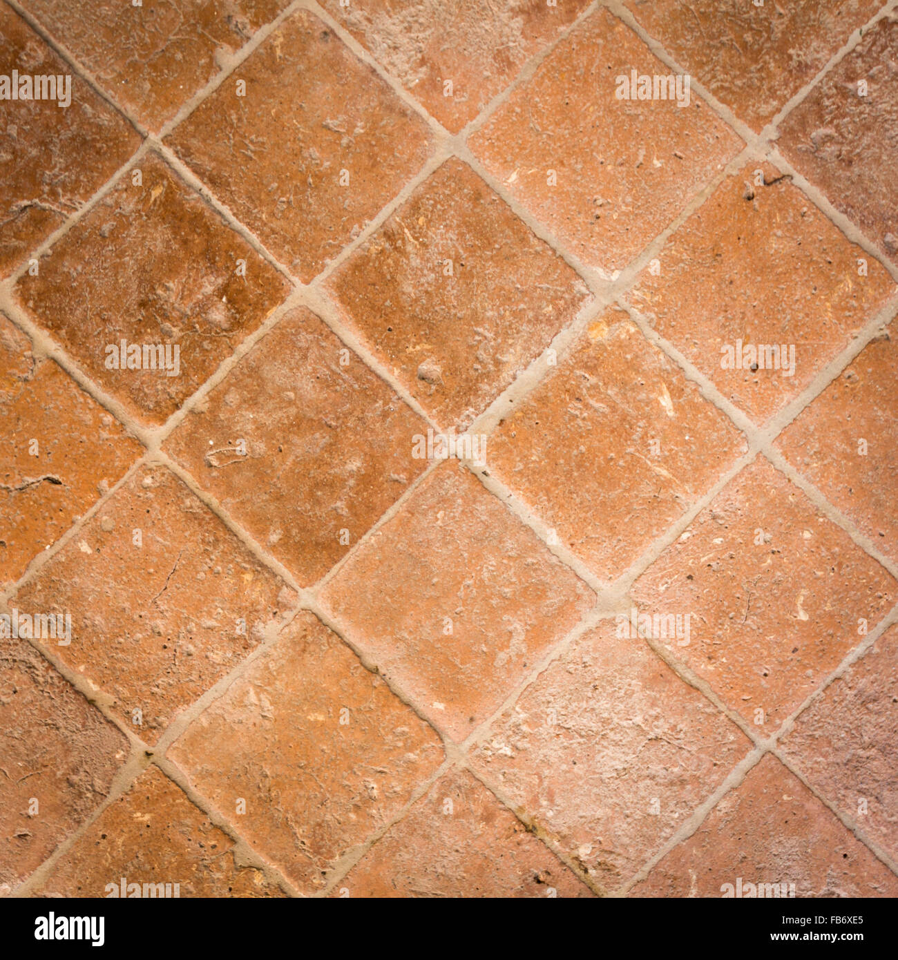 La texture du sol en terre cuite Banque D'Images