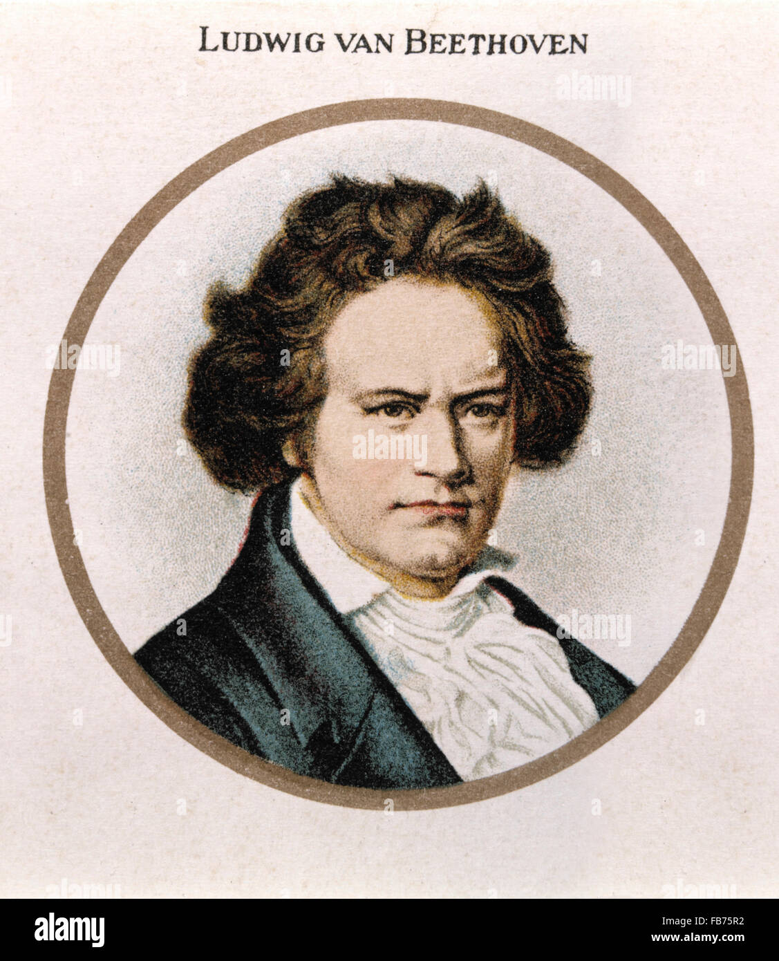 Ludwig van Beethoven (1770-1827), compositeur allemand Banque D'Images