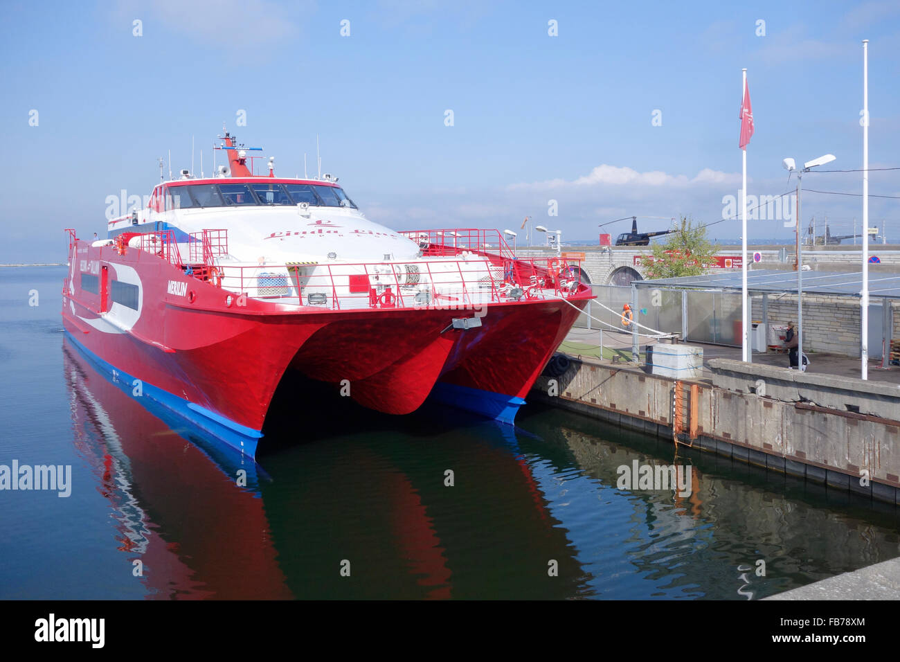 L Estonie Tallinn La Linda Line Express Rapide Catamaran Ferry