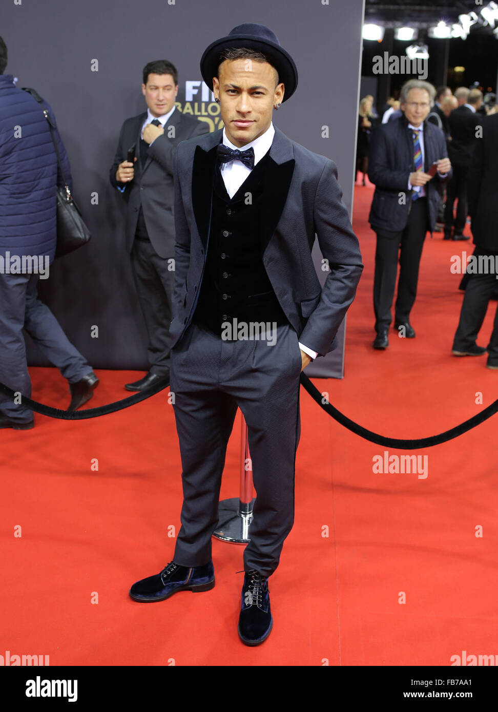 Zurich Suisse Jan 11 2016 Gala Du Joueur Mondial De Neymar Nomines De L Annee Fifa Weltfussballer Footballeur De L Annee 2015 La Fifa Ballon D Or Dans La Kongresshaus De Zurich Suisse Le 11 Janvier