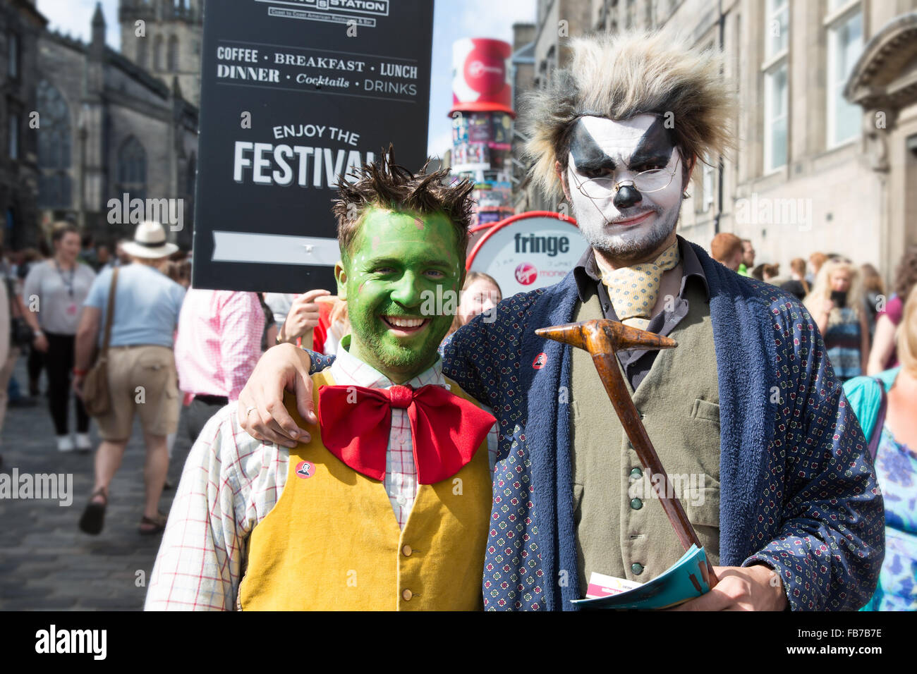 Edinburgh Fringe Festival. Banque D'Images