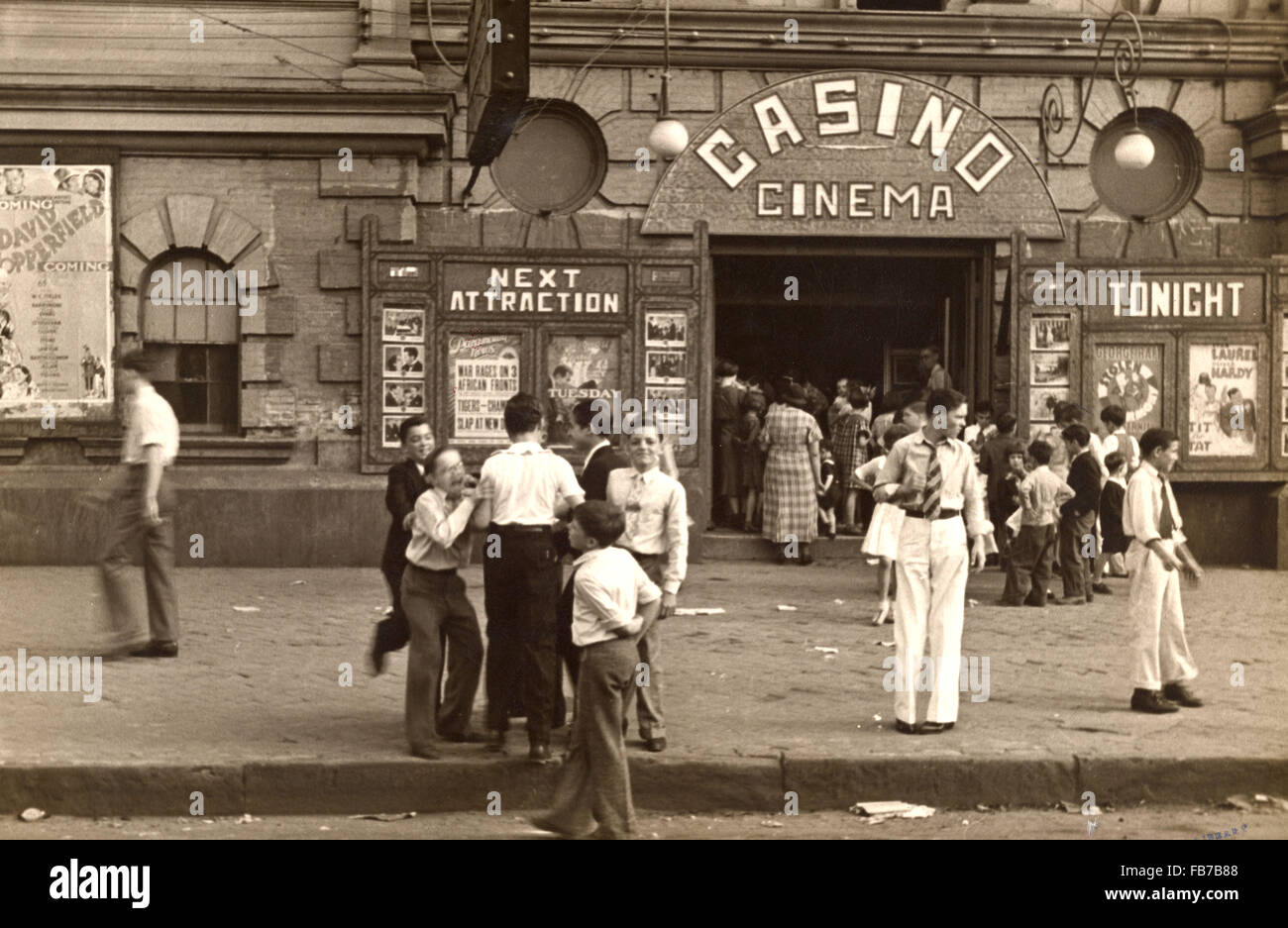 Cinéma, La Nouvelle-Orléans, Louisiane, Etats-Unis 1930 Banque D'Images