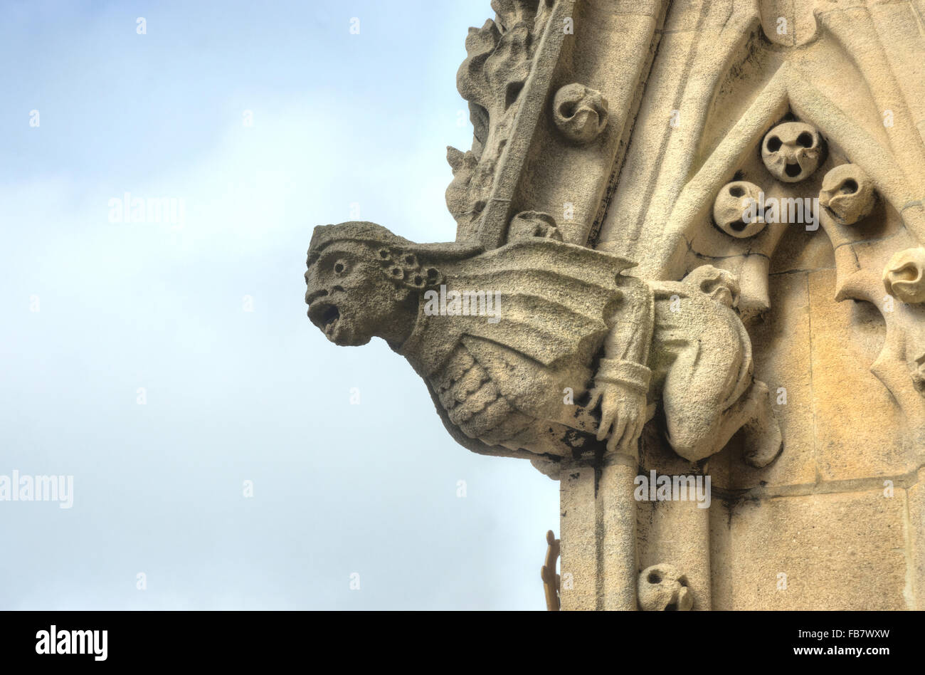 L'église St Mary de gargouilles Oxford Banque D'Images