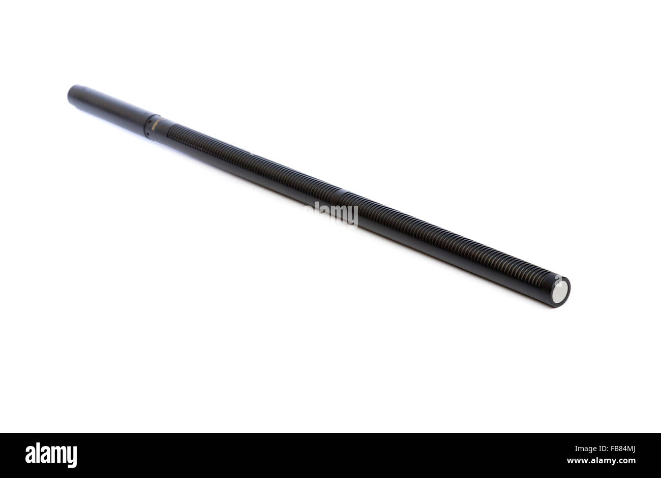 Shotgun microphone directionnel Banque D'Images