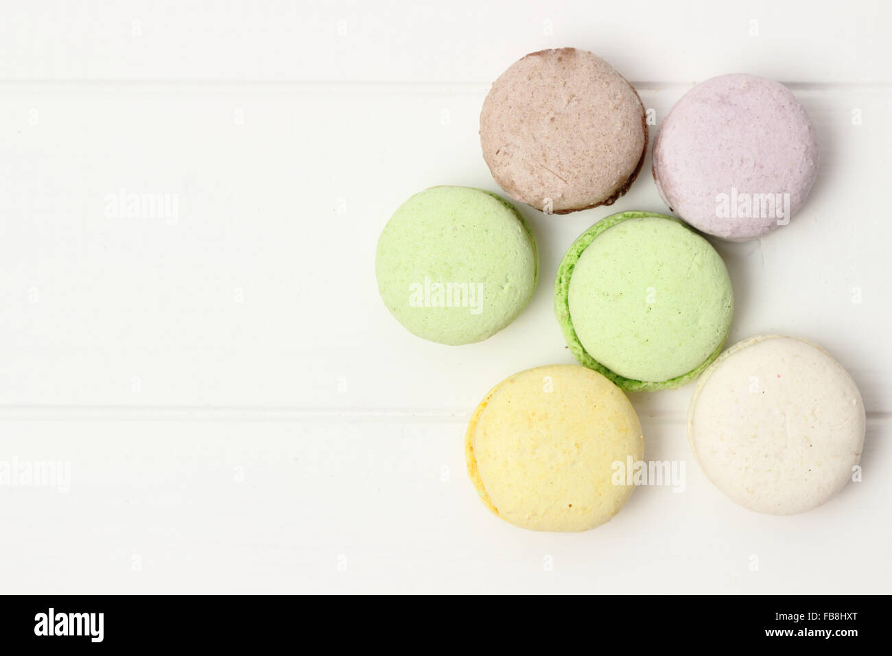 Macarons Français doux Banque D'Images