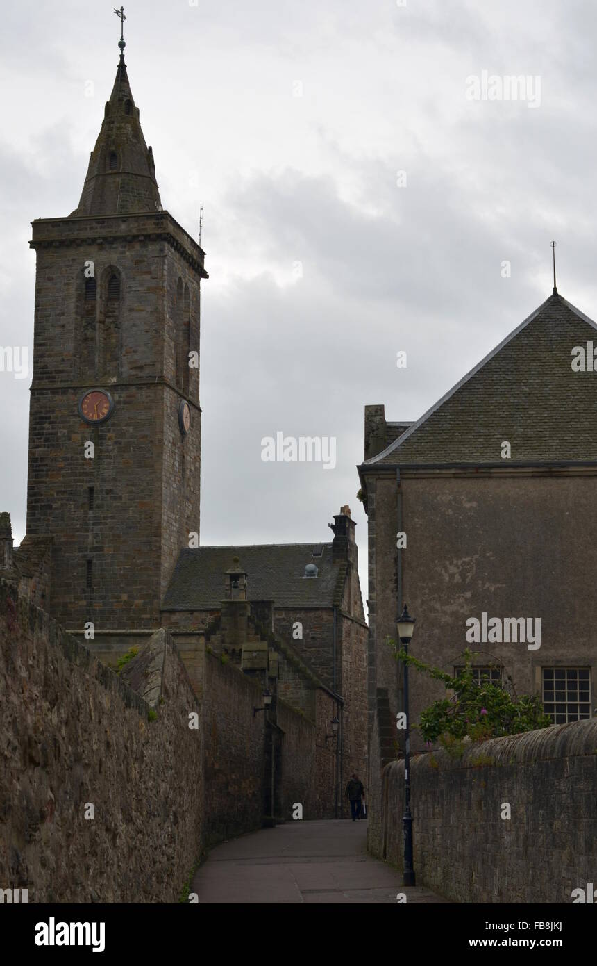 La Chapelle St Salvator à St Andrews, Scotland Banque D'Images