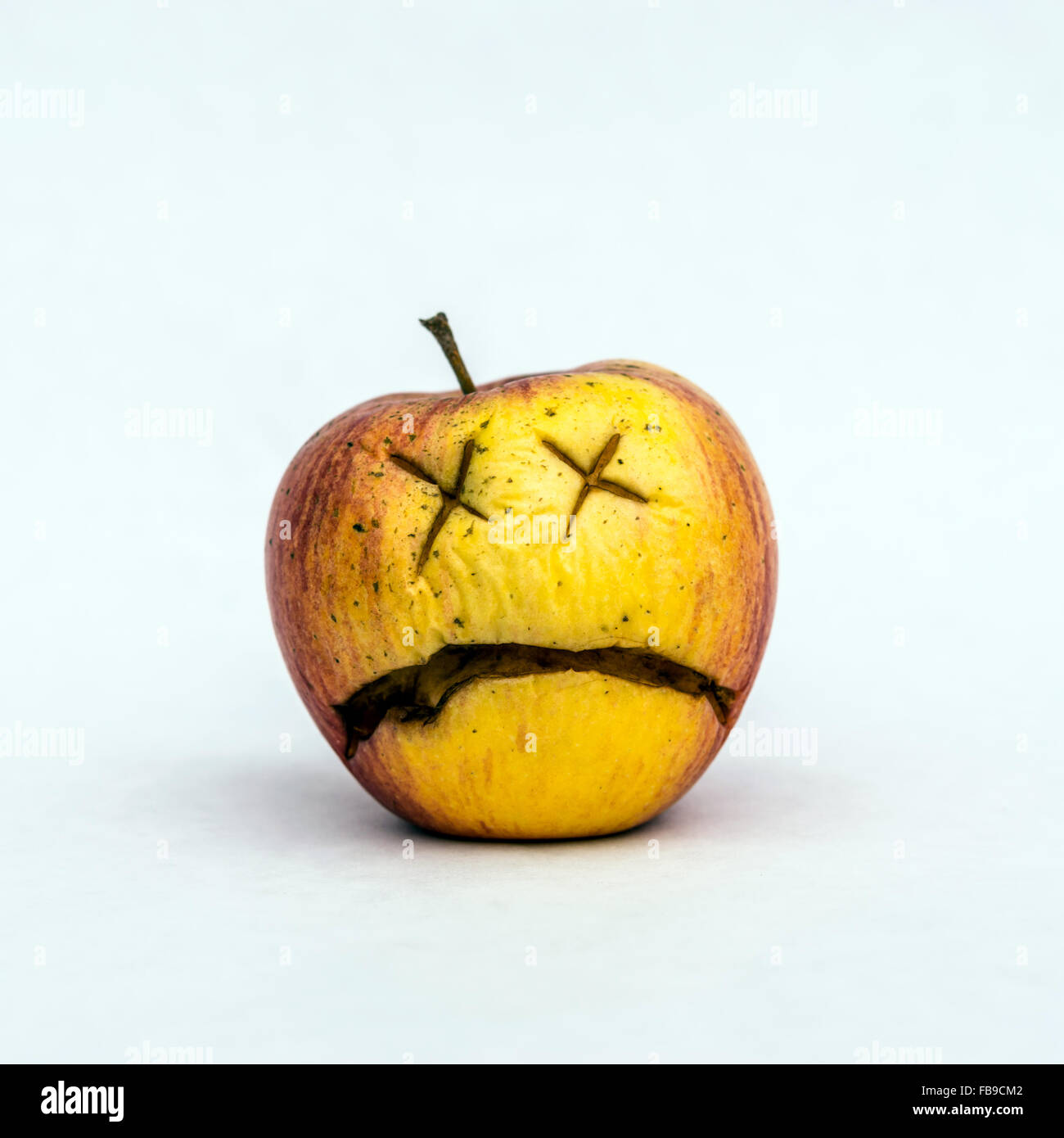 Apple triste Banque D'Images
