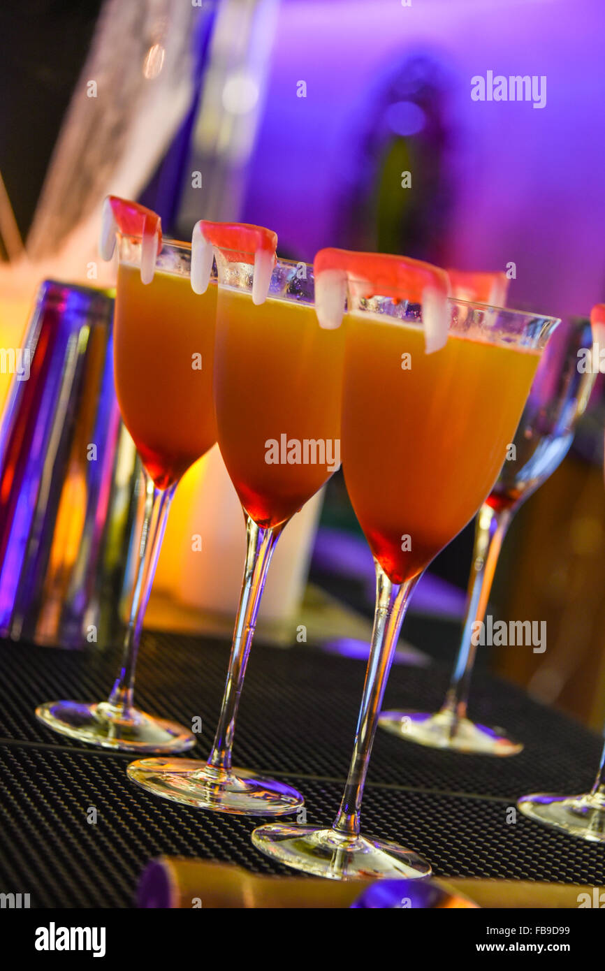 Halloween party cocktails Banque D'Images