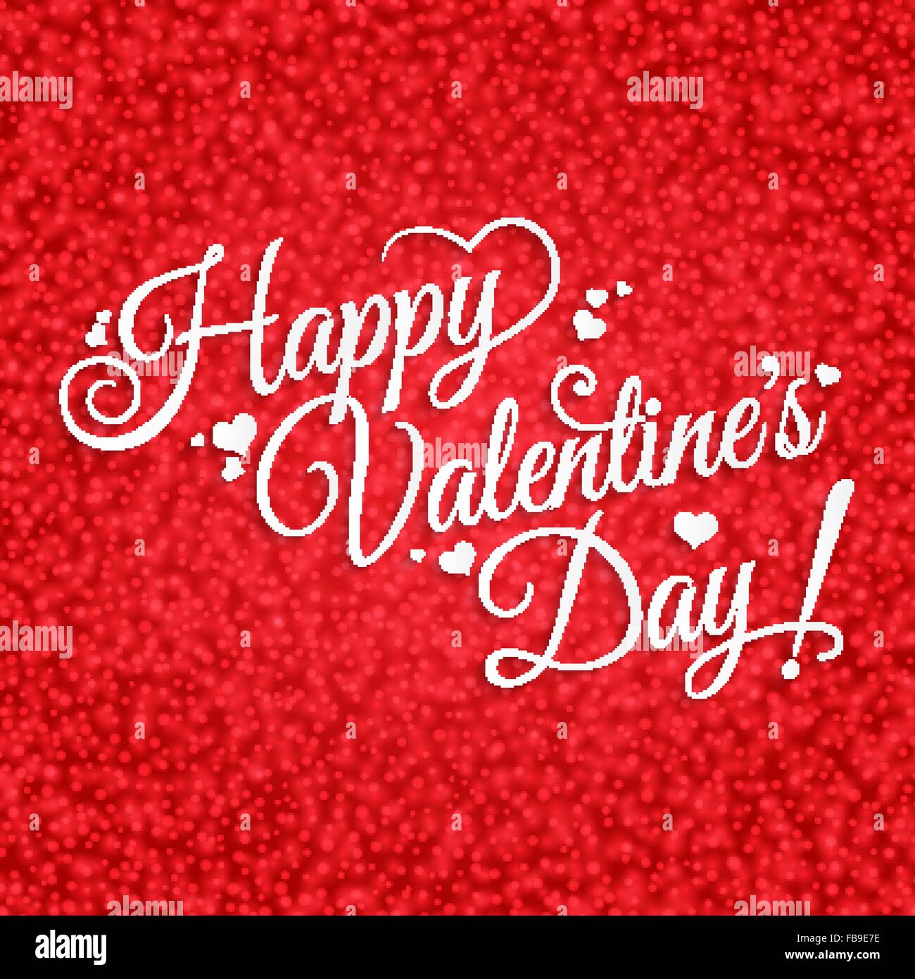 Happy Valentine's Day part lettrage pour votre conception Illustration de Vecteur