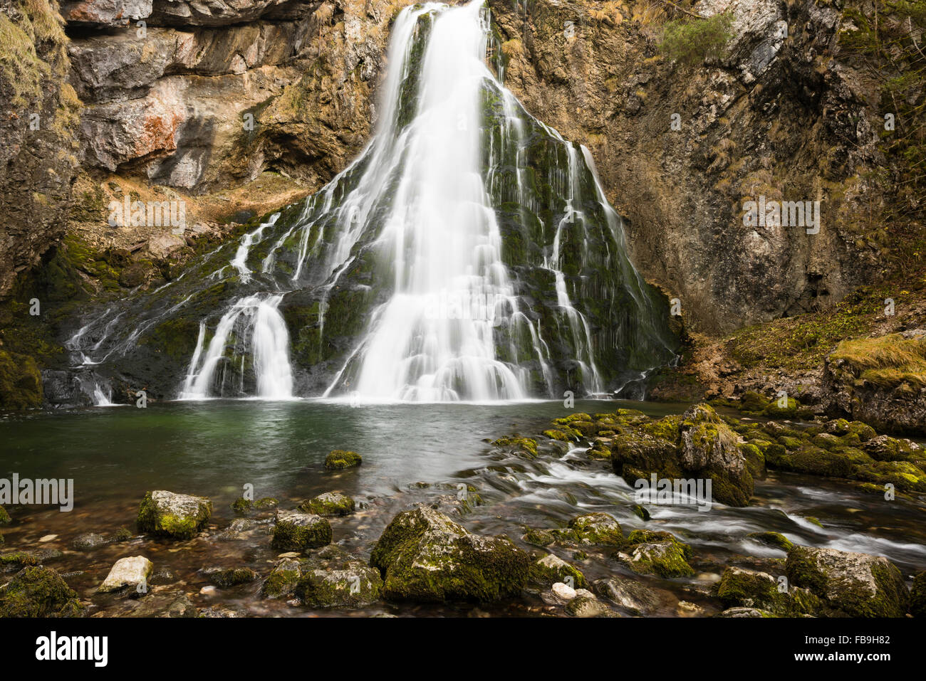 Cascade de Golling, Golling, Hallein, Salzbourg, Autriche Banque D'Images