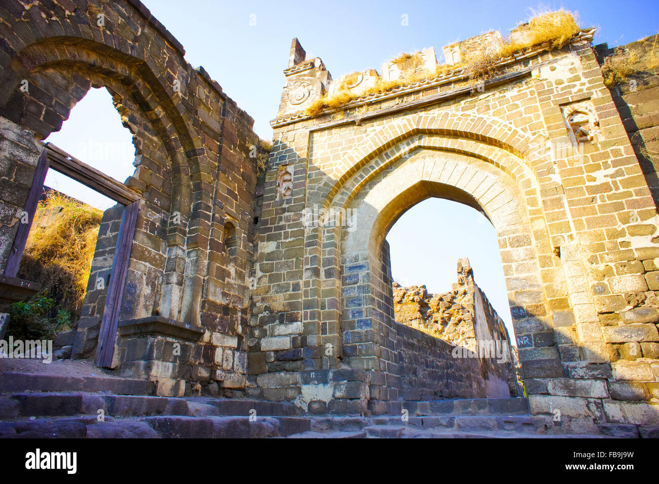 La forteresse de Daulatabad, Inde Banque D'Images