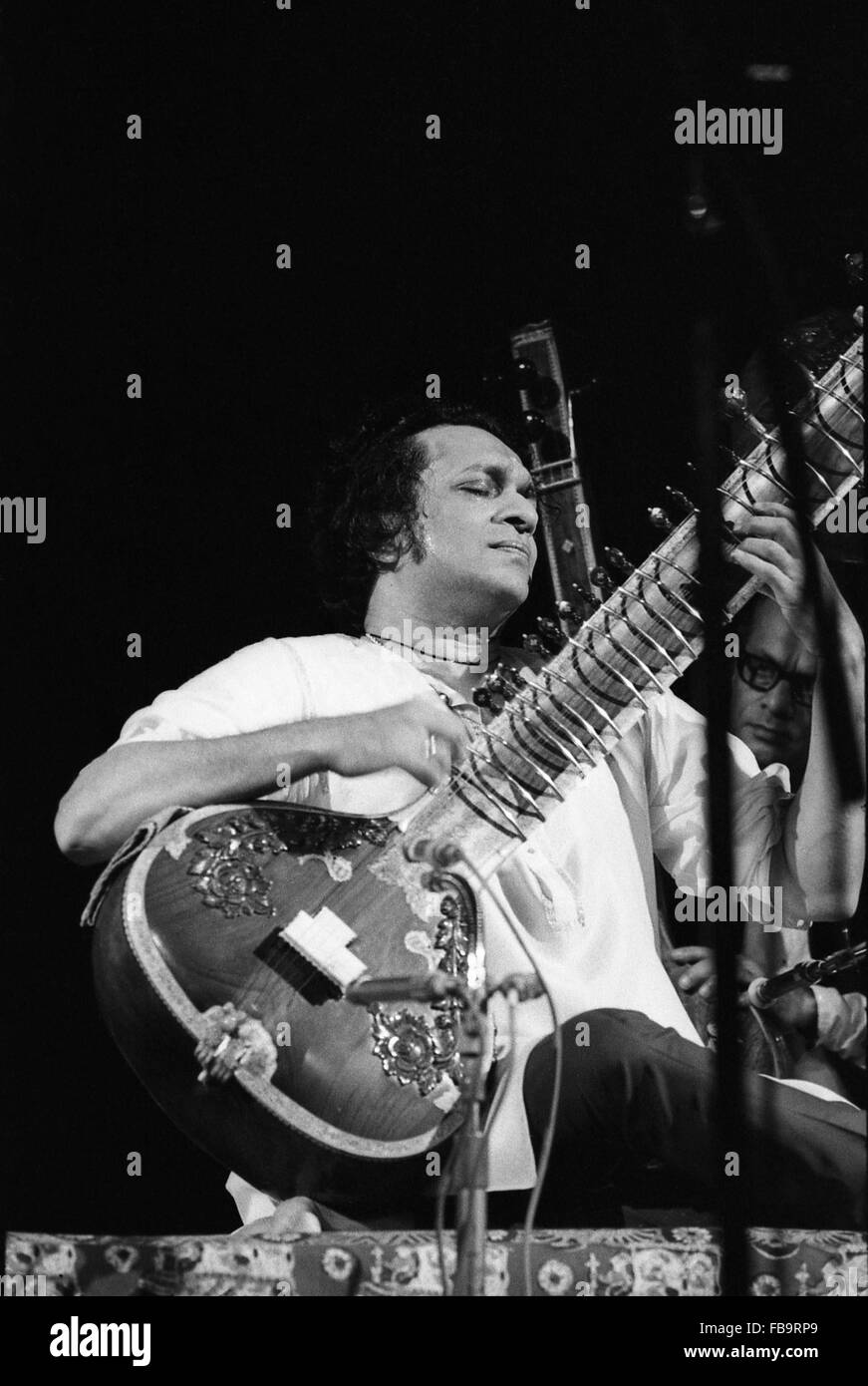 Ravi Shankar - 1968 - Inde - Ravi Shankar, 1968, Inde - Philippe Gras / Le Pictorium Banque D'Images