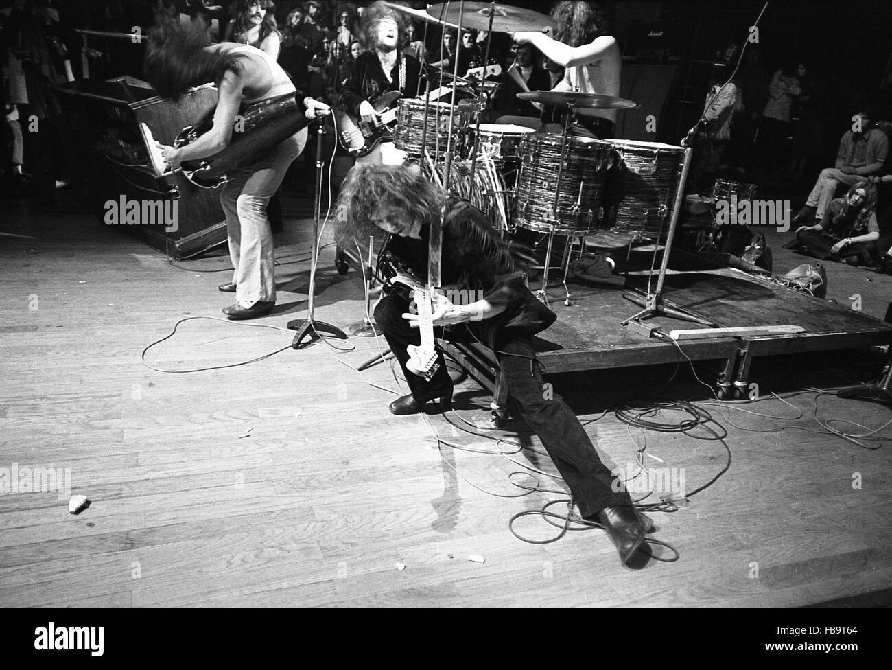 Deep Purple Groupe - 1970 - France / Ile-de-France (région) / Paris - Groupe Deep Purple en concert à Paris, 1970 - Philippe Gras / Le Pictorium Banque D'Images