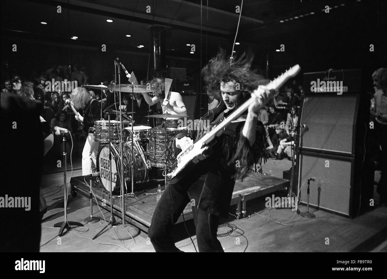Deep Purple Groupe - 1970 - France / Ile-de-France (région) / Paris - Groupe Deep Purple en concert à Paris, 1970 - Philippe Gras / Le Pictorium Banque D'Images