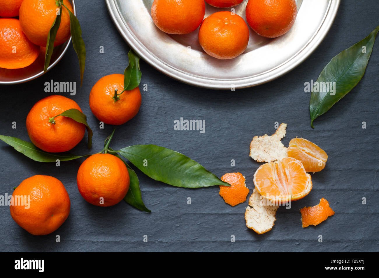 Les tangerines abstract concept vie toujours des aliments Banque D'Images