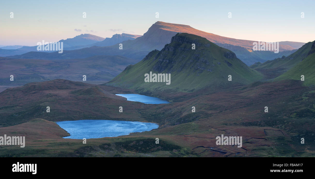 Trotternish Ridge, Skye Banque D'Images