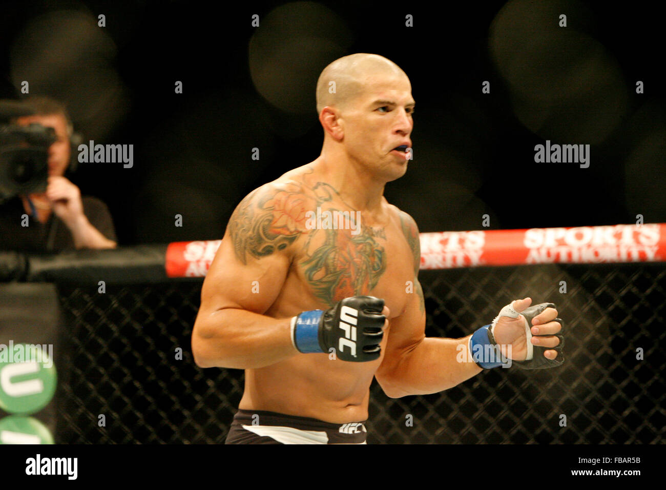 Leonardo Mafra lors de l'UFC Fight Night 72 : Bisping vs Leites au SSE Hydro le samedi le 18 juillet 2015, Glasgow, Royaume-Uni Banque D'Images