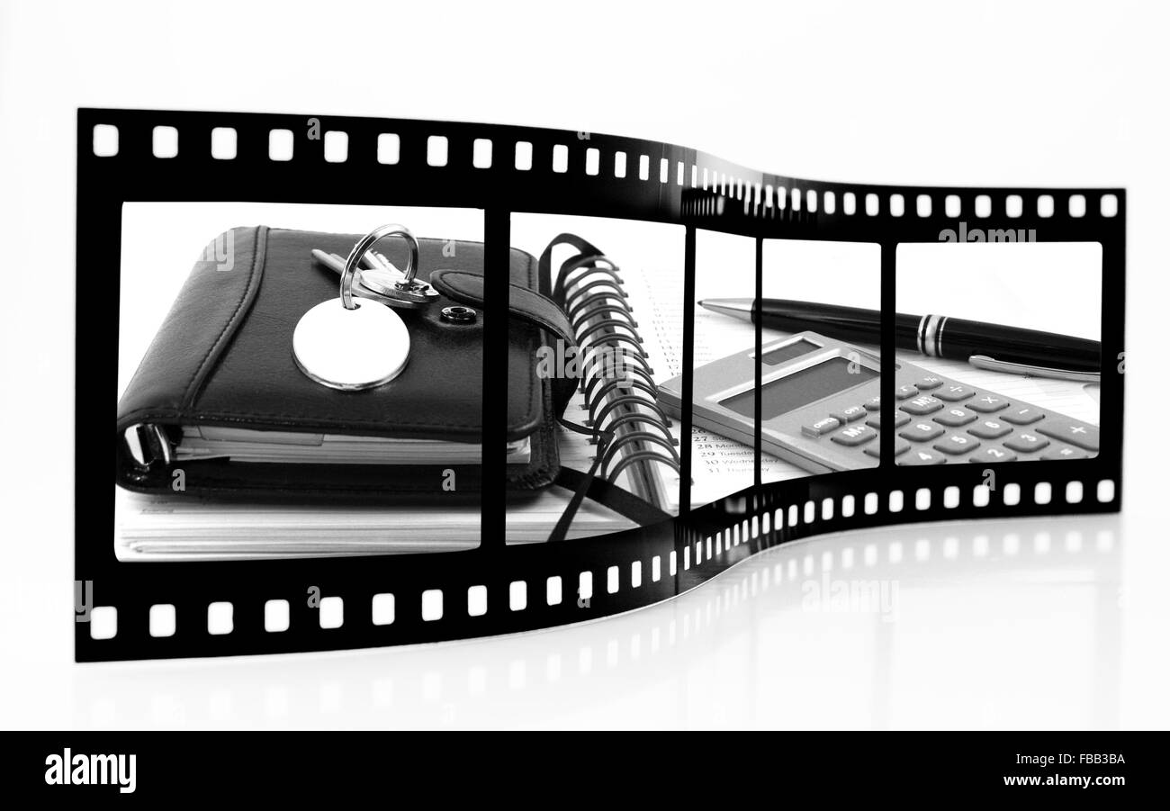 Jour d'affaires de film Banque D'Images