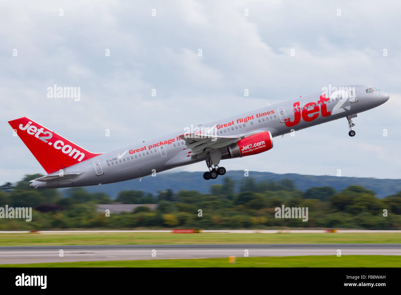 La compagnie aérienne Jet2 Low Cost Carrier Aircraft Banque D'Images