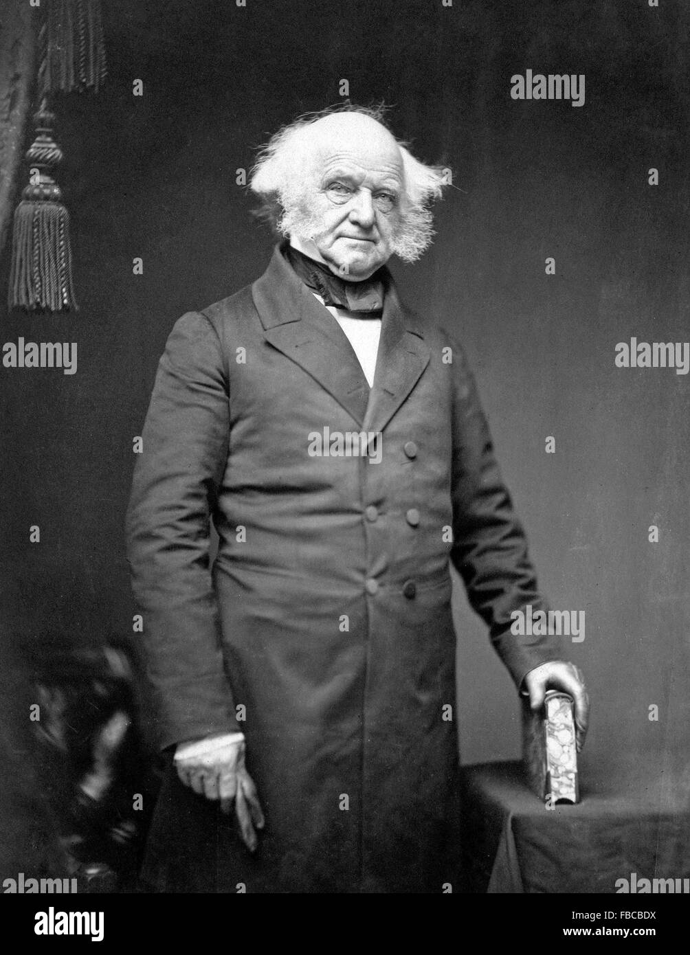 Martin van Buren. Photo de la 8e président des États-Unis , c 1855-58 Banque D'Images