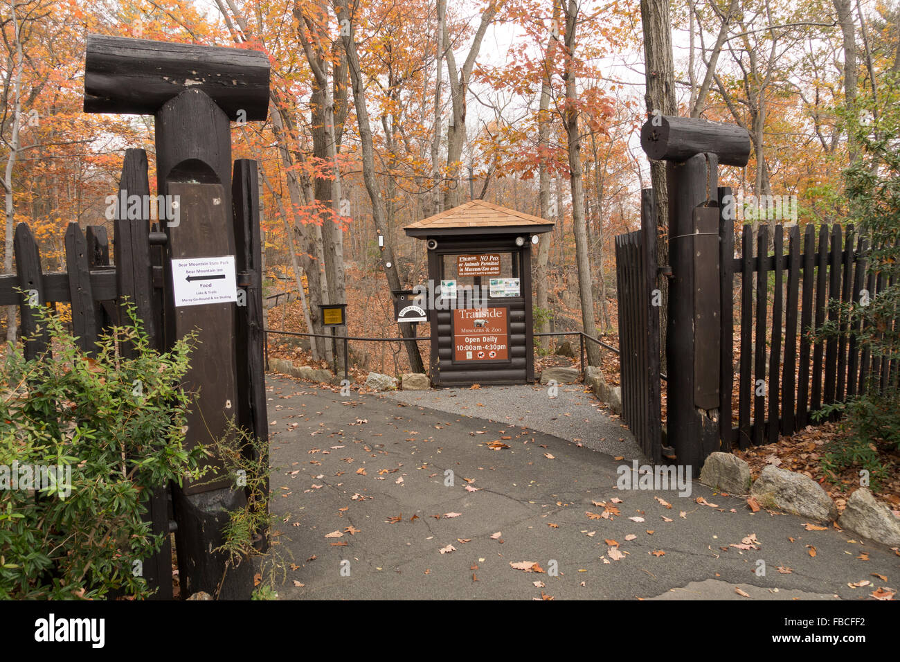 Le Trailside museum et zoo de Bear Mountain NY Banque D'Images